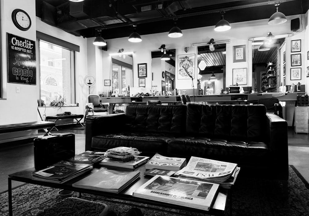 Le coin d'attente du salon